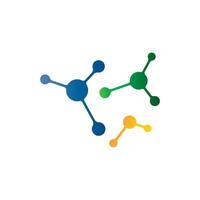DNA illustration design logo vector