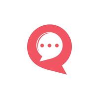Speech bubble icon design vector