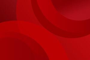 Red background circle shape abstract with shadow concept. Illustration design vector