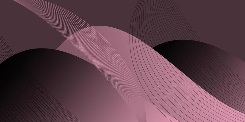 Violet background with colorful geometric line shape abstract concept. Illustration design