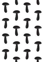 Seamless patterns of hand drawn doodle sketch Orange cup boletus isolated on white background vector