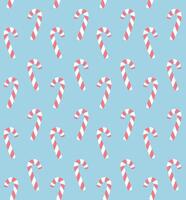 Seamless pattern of hand drawn sketch doodle Christmas candy isolated on background vector