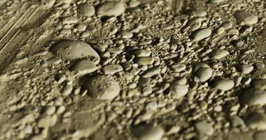 CGI Pebbles with earthy tones arranged naturally in soft light video