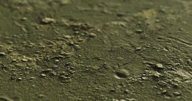 CGI Textured surface showing details of erosion and natural wear in muted colors video