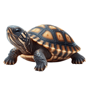 en sköldpadda är sett vilar på en sandig yta, visa upp dess unik skal mönster och färger. de naturlig ljus slingor dess texturerad hud och livlig ögon i en lugn miljö png