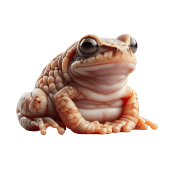 un rana se sienta tranquilamente en un suave superficie, destacando sus distinto piel patrones y colores. el suave Encendiendo acentúa el texturas, creando un atractivo atmósfera png