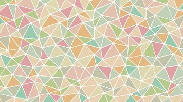 Abstract soft color triangle pattern simple backgrounds illustration vector