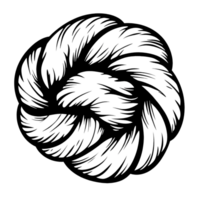 A black and white image of a black and white spiral png