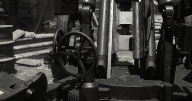 CGI Detailed view of an artillery piece in a historic military setting video