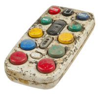 A remote control with many buttons on it png