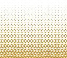 Gradient hexagonal geometric gold pattern background. vector