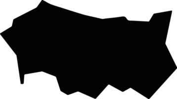 Progreso Uruguay silhouette map vector