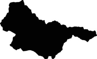 Quijos Ecuador silhouette map vector