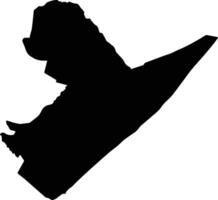 Quirino Philippines silhouette map vector