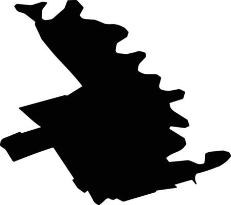 RACHITENI Romania silhouette map