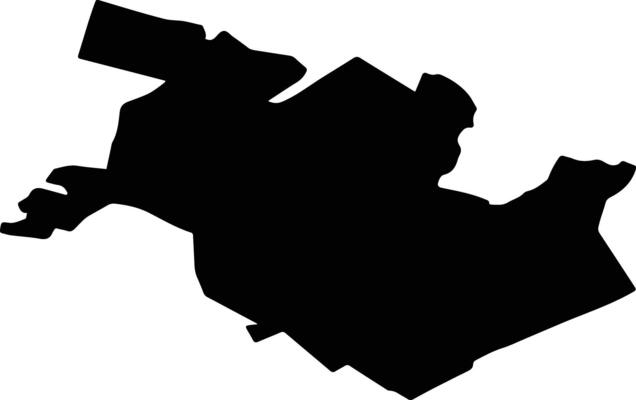 RADOVAN Romania silhouette map
