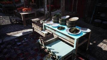 CGI Stacked Plates on Table video