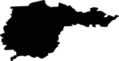 Raiskuma pag Latvia silhouette map vector