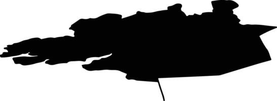 Rana nor Norway silhouette map vector