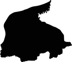 Rattanawapi Thailand silhouette map vector