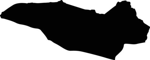 Raz and Jargalan Iran silhouette map vector