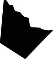 Reeves United States silhouette map vector