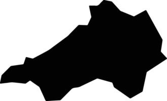 Registro Brazil silhouette map vector