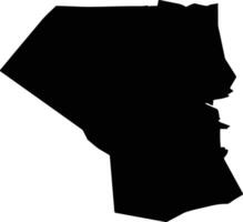 Reusel De Mierden Netherlands silhouette map vector