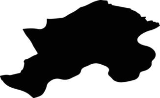 Rheden Netherlands silhouette map vector