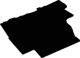 Rijswijk Netherlands silhouette map vector