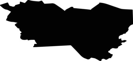 Rikavas pag Latvia silhouette map vector