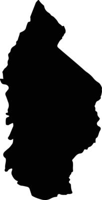Rong Kham Thailand silhouette map