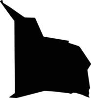Rotonak Mondol Cambodia silhouette map vector