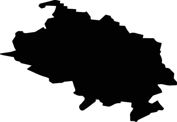 Sabinsky District Russia silhouette map