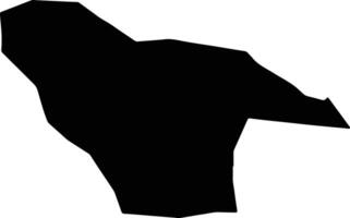 Saintsagaan Mongolia silhouette map vector