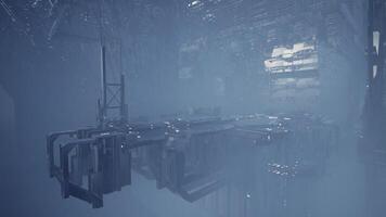 CGI Futuristic sky city with advanced architecture and ethereal atmosphere video