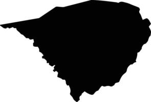 Samlout Cambodia silhouette map vector