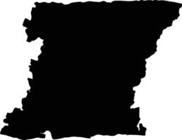 Sampang Indonesia silhouette map vector