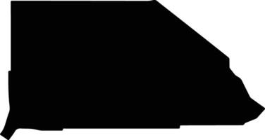 San Bernardino United States silhouette map vector