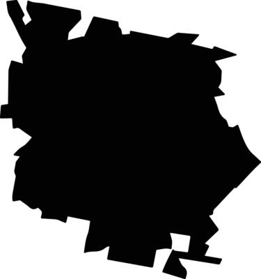 San Felipe del Progreso Mexico silhouette map
