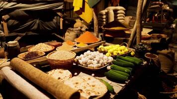 CGI Exploring the lively African market brimming with spices and produce video