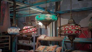 CGI Group of Lamps Hanging From Ceiling video