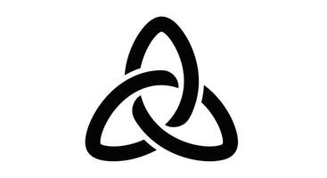 The Triquetra A Symbol with Profound Meaning in Celtic and Norse Cultures vector