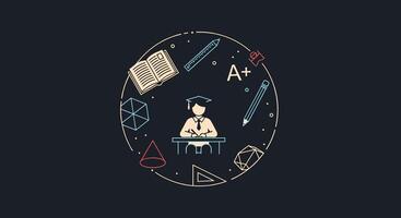 The Complete Guide to Enhancing Education and Achieving Academic Success For Everyone vector