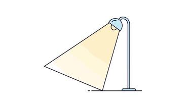Illuminating the Night A Guide to Understanding Lamp Design and Functionality vector