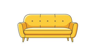 Explore the Comfort and Style of a Yellow Sofa A Comprehensive Guide to Elegance vector