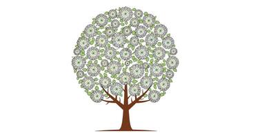 The Enchanting World of Verdant Trees Exploring the Beauty of Nature's Timeless Treasures vector