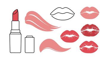 The Alluring Art of Lips A Deep Dive Into The World Of Lipstick vector