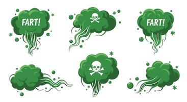 A Guide to Understanding the Different Kinds of Funny Green Fart Illustrations vector