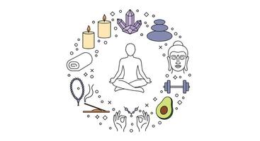 Wellness Journey A Guide to Holistic Health Mindfulness and Healthy Life Choices vector